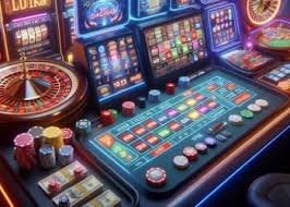 Tampilan permainan Bingo online seru di platform Giok68 dengan desain neon modern